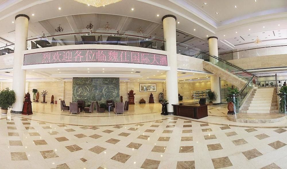 Weishi International Hotel Qing Zhou Eksteriør billede